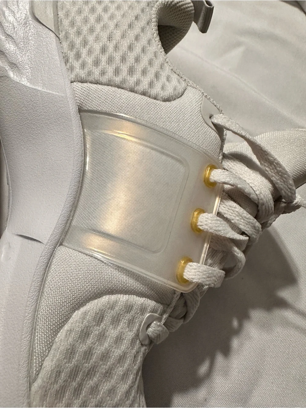 Nike White & Gold Running Sneakers